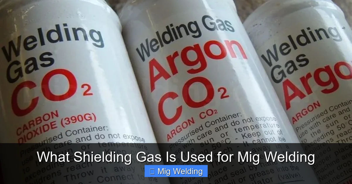 What Shielding Gas Is Used for Mig Welding