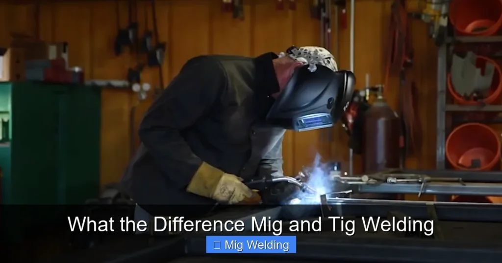 What the Difference Mig and Tig Welding