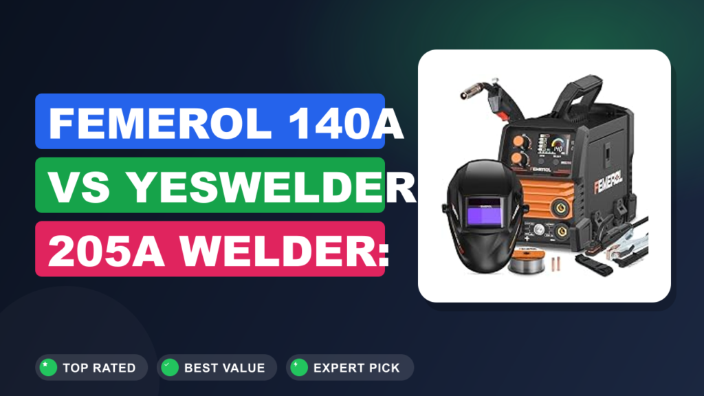 FEMEROL 140A vs YESWELDER 205A Welder: Full Comparison