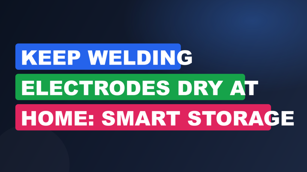 Keep Welding Electrodes Dry at Home: Smart Storage Tips